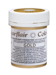 SUGARFLAIR BARWNIK DO CZEKOLADY ZŁOTY 35 G