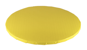 Podkład pod tort okrągły ŻÓŁTY średnica 30cm