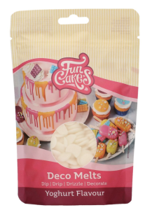 F25305 FUNCAKES DECO MELTS - O SMAKU JOGURTOWYM - 250G
