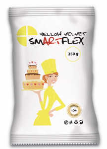 SMF009 SMARTFLEX FONDANT YELLOW VELVET 250G 