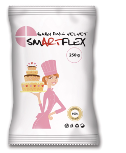 SMF007 SMARTFLEX FONDANT BABY PINK VELVET 250G