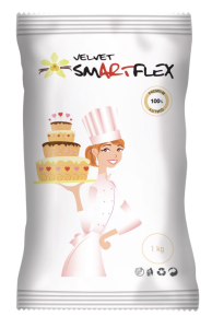 SMF002 SMARTFLEX FONDANT WHITE VELVET VANILIA 1KG