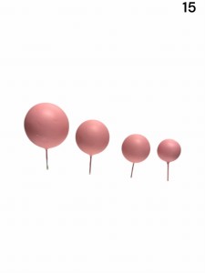 BABY PINK MAT Kulki na piku/na druciku dekoracyjne