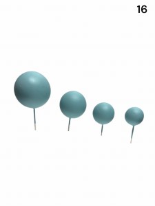 BABY BLUE MAT Kulki na piku/na druciku dekoracyjne 