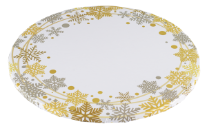 Podkład cukierniczy pod tort okrągły Christmas 30cm średnicy
