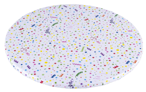 Podkład pod tort okrągły CONFETTI średnica 30cm 