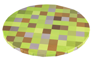 Podkład pod tort okrągły MINECRAFT średnica 30cm 