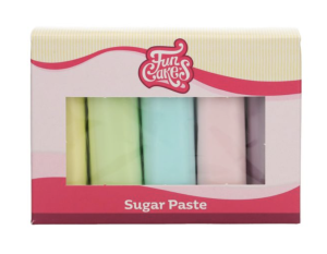 F20355 Zestaw mas cukrowych PASTEL COLOURS  5x100g 
