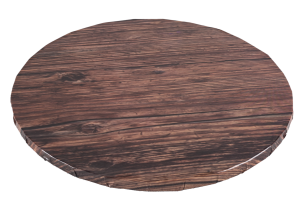 Podkład pod tort okrągły DREWNO CIEMNE średnica 30cm