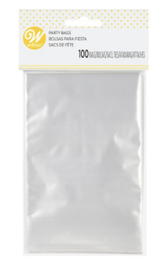 WILTON TOREBKI IMPREZOWE PRZEZROCZYSTE MINI OPAK./100 STCK No.1912-1294