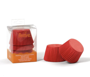 Papilotki CZERWONE Decora jumbo