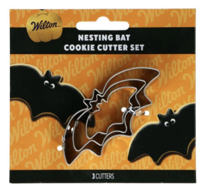Zestaw foremek do ciastek Wilton Nesting w kształcie nietoperza/3 szt.