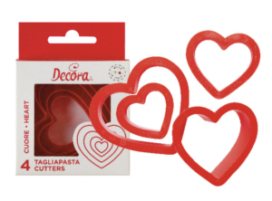 Foremka Serce – zestaw 4 szt. 