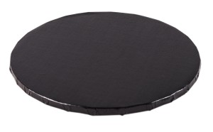 Podkład pod tort okrągły CZARNY średnica 25cm