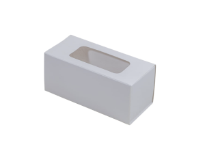 Pudełko na makaroniki małe - 10,5x4,5x4,5cm/zgrzewka 10szt.