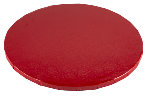 Podkład pod tort okrągły CZERWONY średnica 30cm